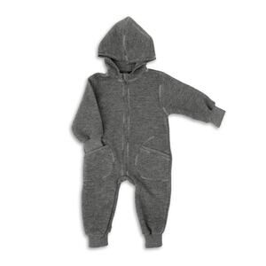 Engel Wool Overall 110/116 Unisex Organic Merino Boiled IVN BEST Germany Gray